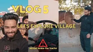 I Drove a Tractor for the First Time&hellip; BIG MISTAKE! 😬🐴 | VLOG 5