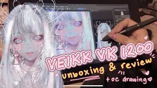 veikk vk1200 [unboxing & review + oc drawing]