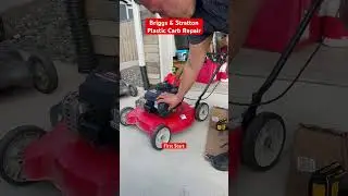 Briggs & Stratton Plastic Carb Repair in 30 seconds! #smallengine #lawnmower #smallenginerepair
