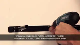 HOW TO: Duraline zwevende wandplank/XL- paneel monteren - Nederlands
