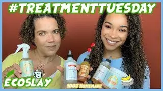 #TreatmentTuesday | ECOSLAY | Banana Cream Deep Conditioner, Hot Sauce Pre-Poo & More!