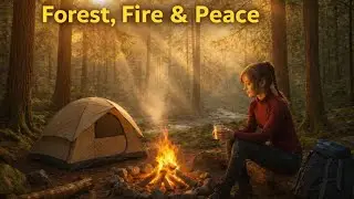 Women builds shelter to survive in the wilderness #building #peace #wildlife #bushcraft #camping#fyp