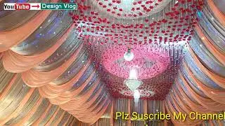 Beautiful Wedding pandal decoration // Lighting pandal decoration // Best wedding pandal decoration