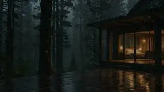 Deep Sleep Rainstorm – Heavy Rain & Thunder for Stress Relief and Sleep | ASMR