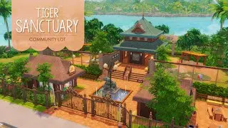 Tiger Sanctuary in Tomarang | The Sims 4 Stop Motion Community Build | NoCC