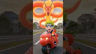 Naruto's Journey: Kid Naruto vs Kid Sasuke | Watermelon Car Destroyed&hellip; Then the Dragon Arrived!