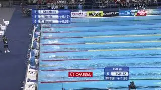 FINA Shanghai world championship 2011 - 200m Breaststroke Semi Final Giedrius Titenis