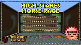 High-Stakes Horse Race Game! | Minecraft Win 10, PE - Bedrock Edition