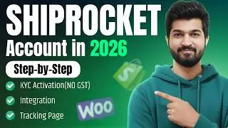 Create  Shiprocket Account in 2026 | Shopify & Woocommerce #shiprocket #shopify #woocommerce