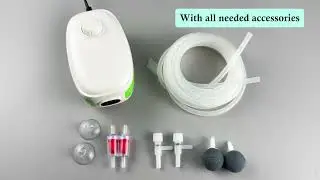 HITOP/FEDOUR 260/280 4W 6W Adjustable Aquarium Air Pump Installation & Operation | Fish Tank Aerator