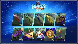 Rocket League Frosty Fest 2025 x Harry Potter (Challenges) and return of Golden Gifts to the game!