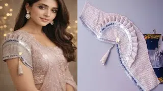 Trending family poffy sleeveless design cutting and stitching || poffy Austin design || baju design