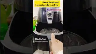 making dehydrated beetroot powder in airfryer with tips #shortsfeed #airfryer