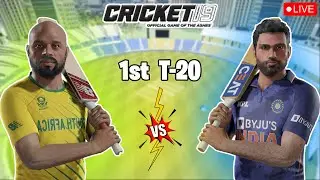India vs South Africa - 1st T20 Match - Cricket 22 Live - GamerByte - Later Stumble Guys