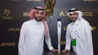 حضوري لافتتاح دورة الألعاب السعودية -