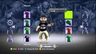 Marvel Comics Xbox Live Avatar Marketplace Items (Deadpool, Iron Man, Spider-Man, Thor, more)