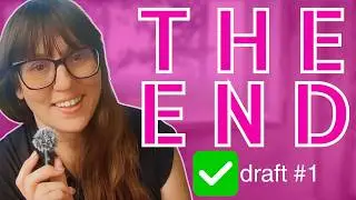 🍾 how I finished my book: strategies and motivation 🏆 draft one complete 📖 writing vlog #authortube