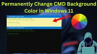 How to Permanently Change CMD Background Color in Windows 11