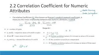 17. Data Mining - Correlation analysis and covariance of Numeric attributes