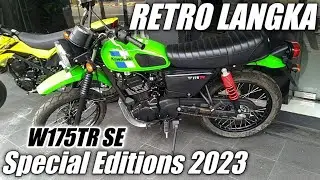 Review Kawasaki W-175 TR SE Terbaru 2023 Warna Hijau