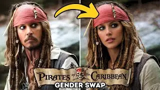 Pirates of the Caribbean Genders Swapped - AI Animation