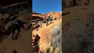 Scrambling Calico Tank Peak Red Rock&rsquo;s Hidden Adventure! #Hiking #RockClimbing