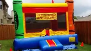Bounce House rental McKinney | Crayon bounce house by the bouncy kingdom