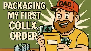 My First CollX Sale! Shipping a Card Pulled on Dad Has Another Hobby!