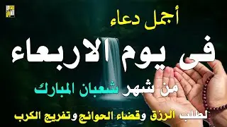 دعاء فى يوم الاربعاء المستجاب دعاء يوم 9 من شهر شعبان للرزق والشفاء العاجل وقضاء الحوائج 🤲(4k)