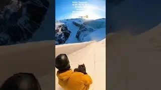 Snow Descent Ride With No Safety #NoSafetyRide #SnowDescent #ExtremeWinter #viralshort#ride#thrill
