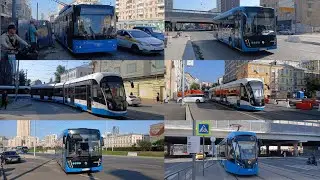 Транспорт Москвы - 2: Трамваи, Троллейбус Т, Электробусы и другой транспорт. Июль 2025