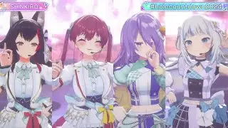 Marine, Gura, Moona, Mio - SHINKIRO (Houshou Marine & Gawr Gura)