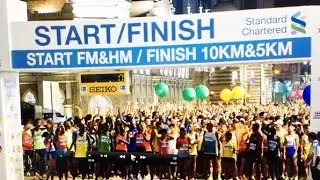 The 2016 Standard Chartered KL Marathon 42 km Take Off ( 1 )