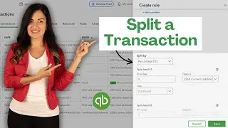 Split a Transaction in Quickbooks Online (QBO) in under 3 minutes