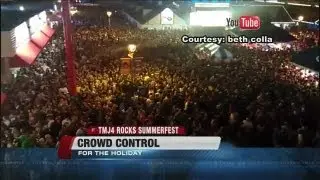 More crowd control issues at Summerfest Wednesday night