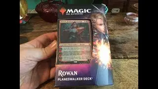 MTG Rowan Planeswalker Deck Opening!