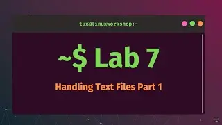 Lab 7 - Handling files Part 1