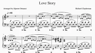 Love Story - Richard Clayderman - Piano Notes