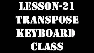 Lesson 21 -TRANSPOSE - TAMIL KEYBOARD | VIJAY EBENEZAR