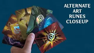 Riftbound Alternate Art Runes Closeup