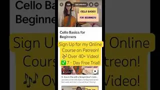 ‼️ Beginner Cello 101! Link in Bio!