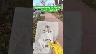 For what other reason would they throw the sign away, right? #cleanwalks #pov #unexpected