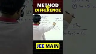 JEE Trick 🔥 | Sum of Series Using Method of Difference in Seconds!