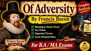 Of Adversity Essay Complete Analysis and Explanation