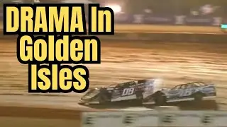 Daulton Wilson HITS Lap Car While Leading As Tyler Bruening RIPS The Lip