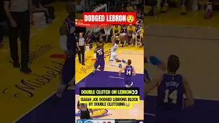 Bro didn't even give LeBron a CHANCE😭