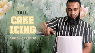 Tall Cake Icing Tutorial for Beginners | Icing with Piping Method | Specially for the Beginners.