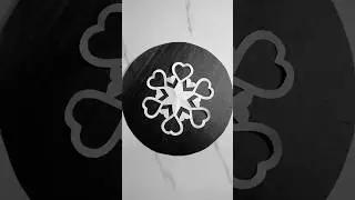 how to make easy snowflake ❄️#snowflake #shorts  #viral #papercraft #craft #diy #ytshorts  #art