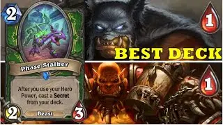 BEST BUDGET DECK In Descent of Dragons - Face Hunter (Hearthstone)