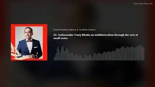 33: Ambassador Umej Bhatia on multilateralism through the eyes of small states